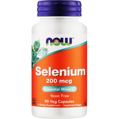NOW SELENIUM 200 MCG ( SELENIUM ELEMENTAL ) 90 VEG CAPSULES